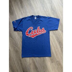 Vintage MLB Chicago Cubs Baseball Russell Athletic Medium USA Sports Rare  Logo